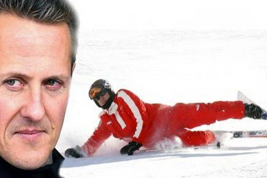 Michael Schumacher Falling