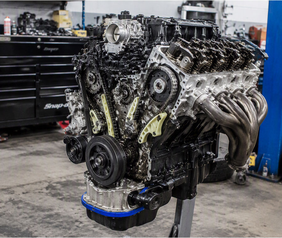 Professional engine workshop