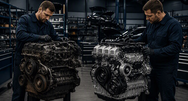 Used vs reconditioned engine comparison